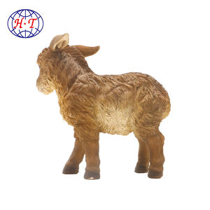 庭の装飾的なロバ像、リアルな等身大の像ロバ/ - Product Image 3