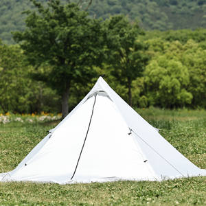 Tente de <span class=keywords><strong>camping</strong></span> pyramidale portable d'extérieur, une chambre, quatre saisons, résistante aux intempéries, en tissu Oxford léger, 2 personnes, 6m - Product Image 2