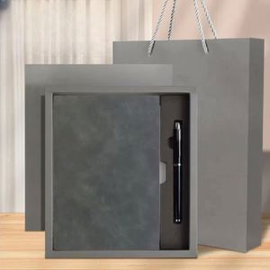 Organisateur de papeterie, agenda, carnet en cuir, papier cartonné noir, coffret cadeau - Product Image 3