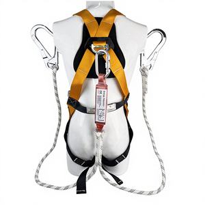 <span class=keywords><strong>Harness</strong></span> Keselamatan Industri Oranye untuk Perlindungan Jatuh, Panjang yang Dapat Disesuaikan, D-Ring, Pengikat Baja, Penyesuaian Geser, Praktis - Product Image 3