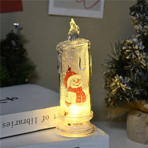 Christmas Decoration Home Ornaments Holiday Atmosphere Led Mini Candle <strong>Small</strong> Night <strong>Light</strong> Adorno De Navidad Noel - Product Image 4