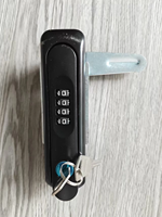 Loquet de compression à levier à combinaison numérique en métal industriel avec protection IP65 contre la poussière et la rouille