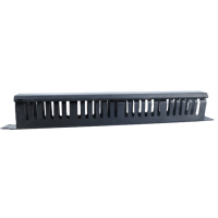 1u 19 pouces 48 ports Vertical Câblage Gestion Réseau Câble Organisateur