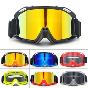 Lunettes de sport Lunettes de <span class=keywords><strong>motocross</strong></span> <span class=keywords><strong>Masque</strong></span> de moto Protection solaire pour le cyclisme Activités de course Cadre en PC - Product Image 4