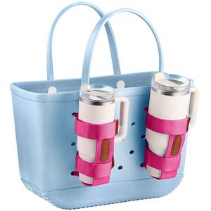 Portavasos para Bolsa Bogg, Compatible con Stanley, Portavasos Ajustable para Bolsa Simply Southern - Product Image 1