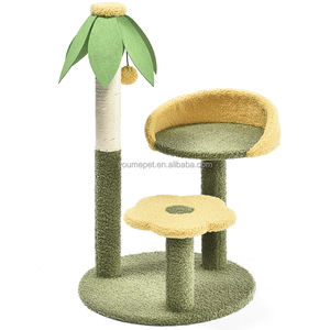 YOUME pohon palem untuk penggunaan dalam ruangan, pohon kucing kecil 63.5cm dengan pos Sisal dan mainan - Product Image 2