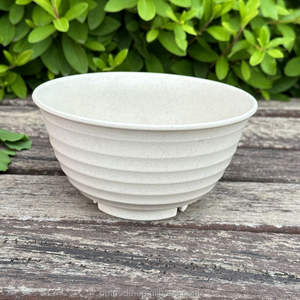 Ciotole di paglia di grano 30 once di grandi dimensioni per microonde lavastoviglie ciotole di plastica per zuppa di cereali infrangibili con Ramen profondo ciotola di Noodle per insalata - Product Image 1