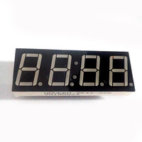 La couleur bleue 0.56 pouces 4 chiffres 7 segments horloge a mené le module mené par affichage Houkem-5642-A/BB 12pins