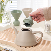 Nouvelle théière et tasse en céramique nordique, ensemble de tasses à thé Kung Fu irrégulières, bouilloire, tasse à lait, à café, à eau, vaisselle pour la maison, vaisselle de restaurant