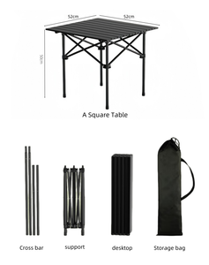 Indoor Home Use Folding Camping <strong>Table</strong> with Steel Frame for Picnic BBQ Beach <strong>Patio</strong> Portable 4ft Lightweight Furniture - Product Image 5