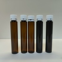 Bouteille de liquide oral 25ml bouchon antivol en plastique PET Enzyme Collagène Peptide Tube de liquide nutritionnel