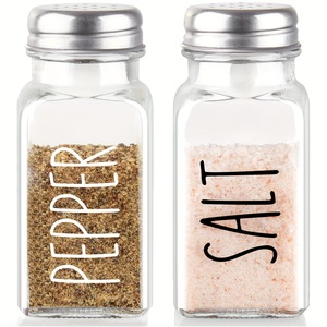 Cross-border seasoning bottle transparent <b>glass</b> square bottle seasoning jar for home use, cumin, barbecue seasoning bottle set - Product Image 5
