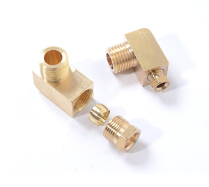 90度直角铜制冷配件，用于暖通空调R134a R410a油分离器的交流滑动喷嘴弯头 - Product Image 4