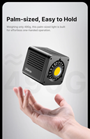 Éclairage photo Ulanzi L023 40W Pro 2500-6500K COB Mini Bowens Mount Video Light avec port DC&Type-C