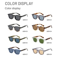Nouvelles lunettes de soleil de luxe de la marque GM - Style rond haut de gamme avec protection UV400 - Spécialement conçues pour la conduite - Unisexe