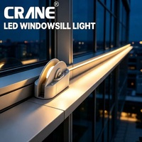 Alta Calidad 360 °   Luz LED RGBW Cálida de 12W IP66 para Alféizares de Ventana, Montaje en Superficie para Marcos y Bordes de Ventanas