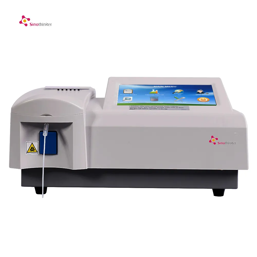 Analyseur de chimie clinique Semi-automatique pour analyseur de biochimie automatique analyseur de biologique des cellules médicales