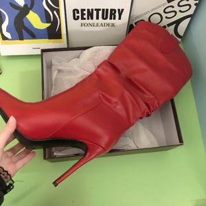 2025 New European Fashion Ladies Stiletto High Heel Bottes Femme Shoes Women <b>Boots</b> for Fall and Winter - Product Image 6