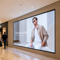Écran LED d'intérieur P2.5 à liaison rigide, mur vidéo haute résolution, affichage numérique pour publicité en centre commercial, fournisseur d'usine en gros