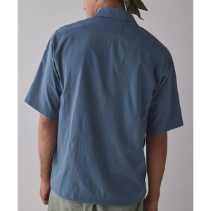 High Quality Breathable Quick Dry Short Sleeve <b>Shirt</b> for Men Summer Half <b>Zip</b> up Nylon t <b>Shirt</b> - Product Image 3