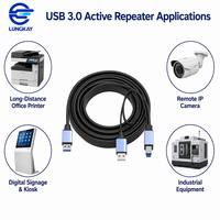 Câble de données USB 3.0 mâle-mâle LUNG KAY, fabrication OEM, rallonge USB Type-A pour disque dur, imprimante, scanner