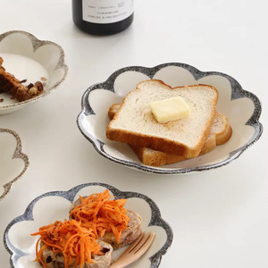 Plato de Cerámica Moderno Estilo Coreano con Color Subesmaltado, Apto para <span class=keywords><strong>Microondas</strong></span>, Grueso, de Alta Gama, para el Hogar, Regalo para el Hogar Nuevo - Product Image 1