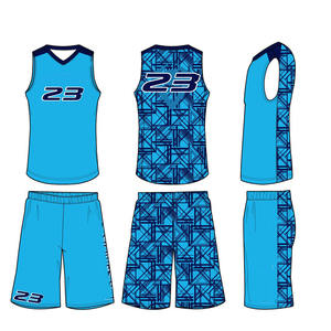 Maillots de basket-ball personnalisés par sublimation - Tenues de sport respirantes grande taille pour l'été |   Ensembles de match de club antibactériens à séchage rapide - Product Image 4