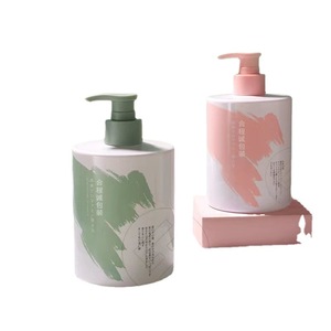 ขวดโลชั่นพลาสติก 500 มล. ทรงแบน PET พร้อมหัวปั๊ม พิมพ์สกรีน บรรจุภัณฑ์สำหรับผลิตภัณฑ์ดูแลส่วนบุคคล - Product Image 4