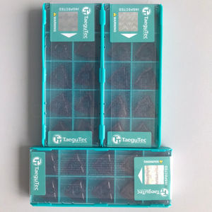 เม็ดมีดกลึง WNMG 080408 MT CT7015 ยี่ห้อ Taegutecs สำหรับเครื่องกลึง CNC ขนาดใบมีด 10 มม. ความหนา 1.5 มม. เคลือบ PCD ความแข็ง HRC65 ปรับแต่งได้ตามความต้องการ OEM คาร์ไบด์ - Product Image 2