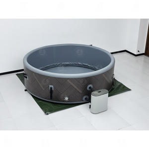 Bain à remous gonflable personnalisé minimaliste avec unité <span class=keywords><strong>de</strong></span> chauffage indépendante pour appartements à louer à court terme et installations <span class=keywords><strong>de</strong></span> loisirs - Product Image 2