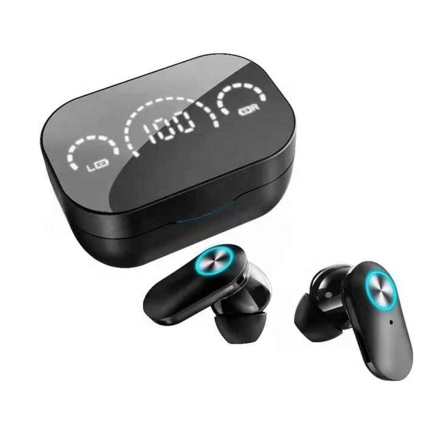 TWS YD07 Sport Hand Free Wireless Earbuds Gaming In-ear Headphones Low Latency HD Calling Heavy Bass Earphone With Mirror Case