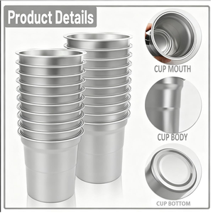 Gobelet métallique réutilisable personnalisé de 32 oz en aluminium pour bière, boissons froides, fêtes, stades, avec logo et étiquette - Product Image 3