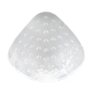 ONEFENG triangle transparent pearl particles design silicone breast soft postoperative hot spring breast