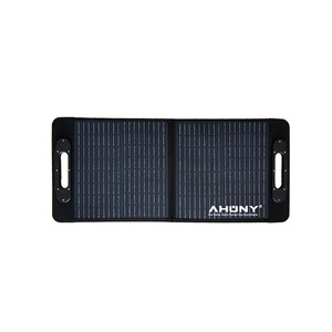 Panneau solaire pliable portable pour l'extérieur Kit de charge solaire pliable 50w avec pied de support pour connecteur de câble de contrôleur - Product Image 4