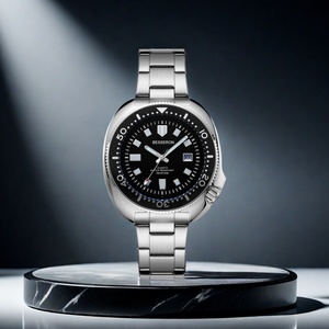 Montre pour homme en acier inoxydable allié OEM, 43 mm, style business, mouvement à quartz, luxe, date automatique, étanche 3 ATM, lumineuse - Product Image 1