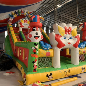 บ้านลมเป่าลมรูปแมว ขนาด 5x10 เมตร ผลิตในเวียดนาม วัสดุ PVC ใช้งานง่าย เหมาะสำหรับสวนสนุกและงานอีเว้นท์ - Product Image 3