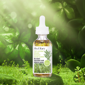 Sérum capillaire pour le soin du cuir chevelu à l'huile de romarin et de ricin 100% naturel et biologique, marque privée, pour hommes et femmes, traitement capillaire, huile de croissance - Product Image 4