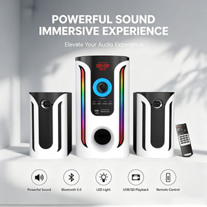 Nuevo Altavoz Mega Sound de 2.1 Canales con USB, SD, FM y Bluetooth - Product Image 1