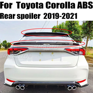 สปอยเลอร์แต่งรถยนต์โตโยต้า โคโรลล่า รุ่นปี 2019 2020 2021 ยี่ห้อ KLSHIRU วัสดุ ABS สำหรับรถซีดาน ติดตั้งท้ายรถยนต์ เพิ่มความสวยงาม - Product Image 1