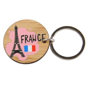 Personalized Unique Wooden Keyring Promotion