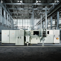 STARLAND Machine professionnelle automatique de fabrication de paniers à gaufres et de biscuits à haute productivité avec 1 an de garantie