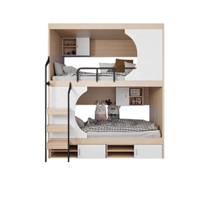 <span class=keywords><strong>Letto</strong></span> a Castello Moderno in Acciaio e Legno per Dormitorio, <span class=keywords><strong>Letto</strong></span> a Castello per Bambini <span class=keywords><strong>con</strong></span> Contenitore per Uso in Appartamento o Camera da <span class=keywords><strong>Letto</strong></span> <span class=keywords><strong>con</strong></span> Struttura in Metallo - Product Image 3