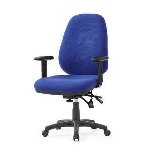 Fauteuil de direction pivotant, fauteuil de bureau réglable avec accoudoirs, chaise de secrétaire rotative - Product Image 1