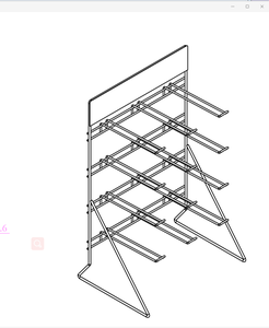Soporte portátil <span class=keywords><strong>del</strong></span> metal de la tienda de bocadillos al por menor <span class=keywords><strong>del</strong></span> estante de exhibición <span class=keywords><strong>del</strong></span> piso de las patatas fritas - Product Image 5