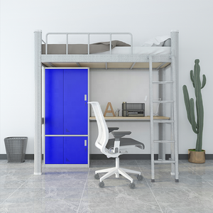 Lits superposés en acier au design moderne Lits de dortoir en acier épaissi pour auberge de jeunesse - Product Image 3