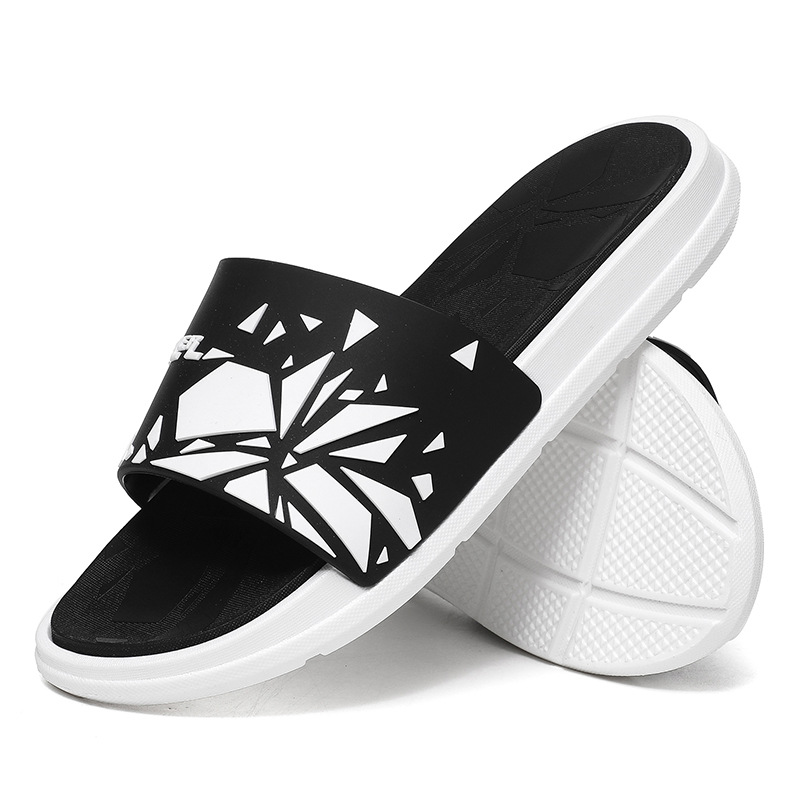 Мужские летние тапочки на толстой подошве, Нескользящие сандалии большого размера, Корейская версия, 2021