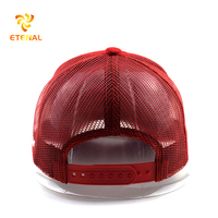 Chapeau de camionneur léopard sportif en maille de nylon velours rouge personnalisé Style Dobby Dot Argyle Fruit brodé à la main popeline tissu vente chaude