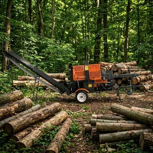 Procesador <span class=keywords><strong>de</strong></span> <span class=keywords><strong>Leña</strong></span> <span class=keywords><strong>de</strong></span> Alta Eficiencia <span class=keywords><strong>de</strong></span> 20T, Aserradero, Rajadora <span class=keywords><strong>de</strong></span> Troncos, Maquinaria Forestal, Rajadora <span class=keywords><strong>de</strong></span> Madera con PTO y Motosierra <span class=keywords><strong>STIHL</strong></span> - Product Image 1