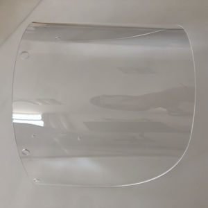 แผ่นป้องกันใบหน้าโพลีคาร์บอเนตใสสำหรับป้องกันดวงตา หมวกนิรภัยแบบป้องกัน ขึ้นรูปด้วยความร้อนด้วยระบบดูดสุญญากาศ หน้ากากช่วยหายใจ - Product Image 6