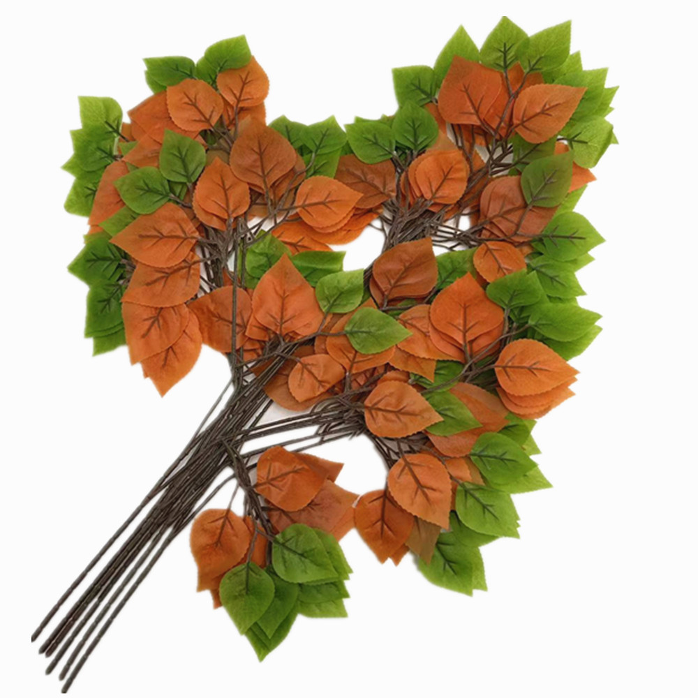 Branche de bouleau rouge vert